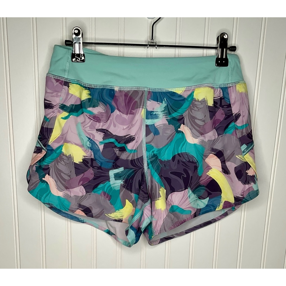 Athleta Girl Run The World 3" Short XL/14 Multi-Color